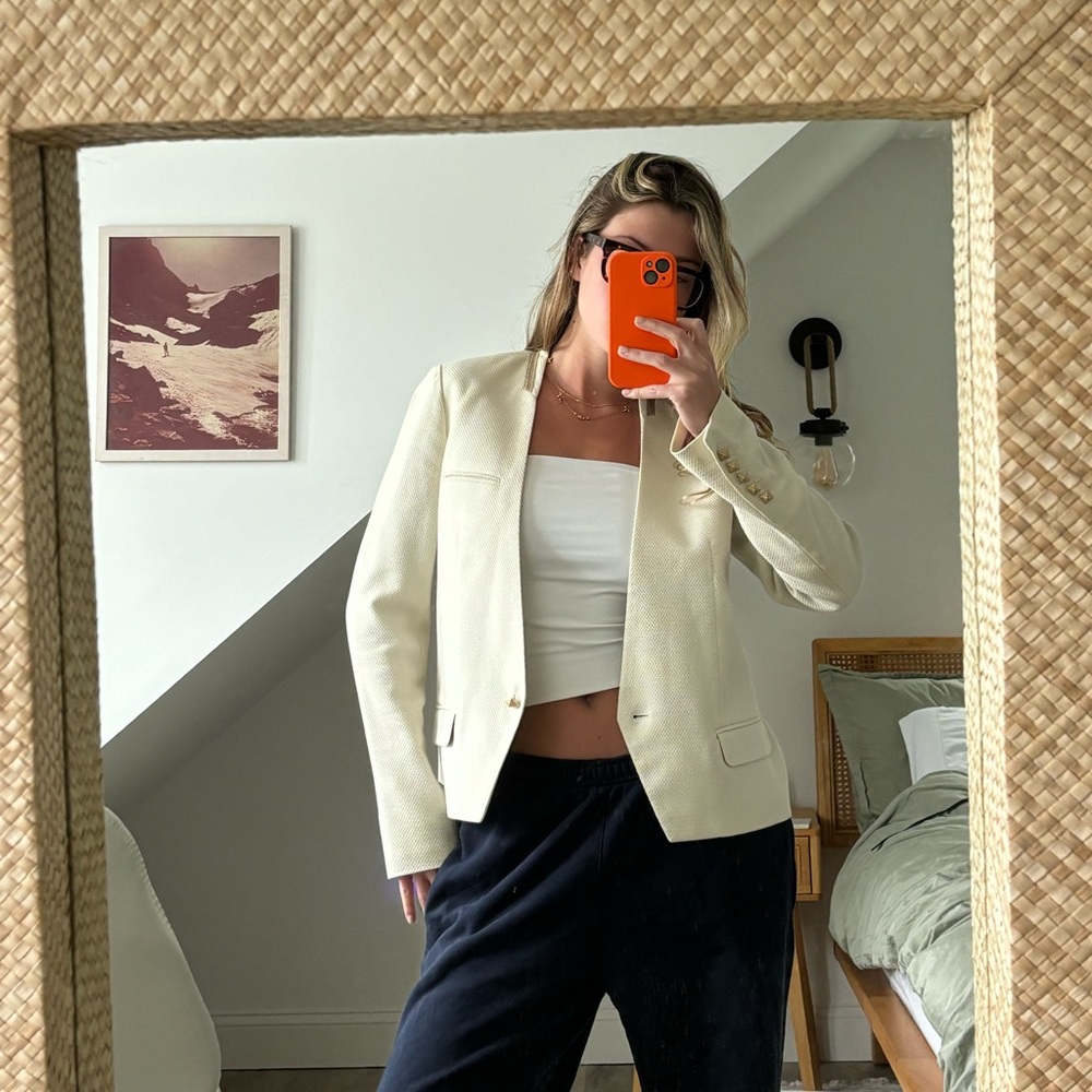 Zadig and Voltaire cream blazer - Picture 2 of 6